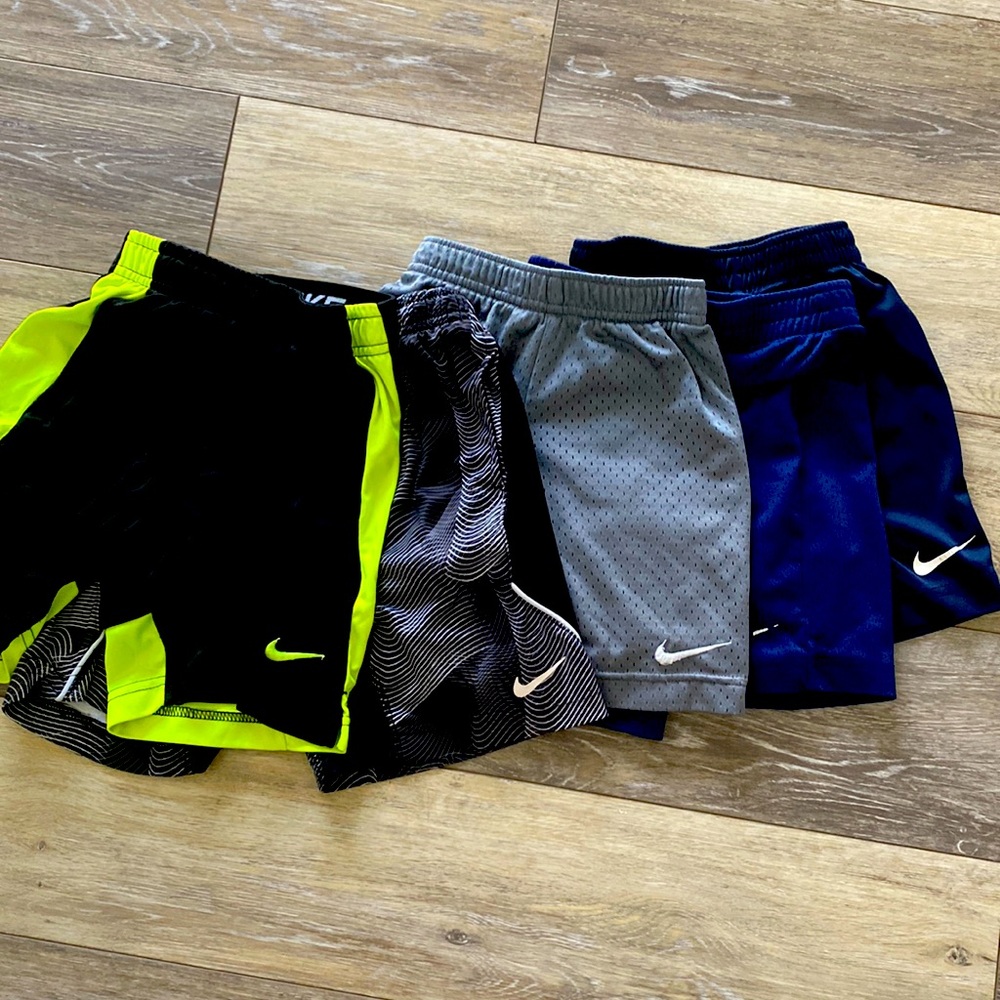 Five pairs of Nike shorts